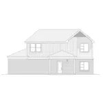 Prairie House Plan Rear Elevation - Jemma Modern Home 141D-0136 - Shop House Plans and More