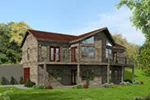 Rustic House Plan Rear Photo 01 - 141D-0144 - Shop House Plans and More