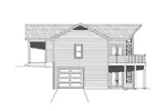 Rustic House Plan Right Elevation - 141D-0144 - Shop House Plans and More
