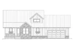 Mountain House Plan Front Elevation - Osprey Marsh Craftsman Home 141D-0145 - Shop House Plans and More