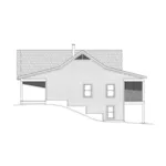 Country House Plan Right Elevation - Nickerson Hill Craftsman Home 141D-0155 - Shop House Plans and More