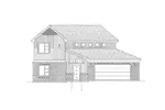 Modern House Plan Front Elevation - Orsen Modern Home 141D-0156 - Shop House Plans and More