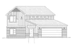 Traditional House Plan Front Elevation - Speers Modern Home 141D-0157 - Shop House Plans and More