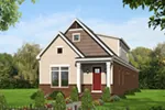 Craftsman House Plan Front of Home - 141D-0160 - Shop House Plans and More