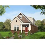 Modern House Plan Front of Home - Vinewood Country Cottage 141D-0160 - Shop House Plans and More