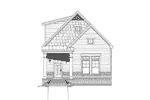 Saltbox House Plan Front Elevation - 141D-0161 - Shop House Plans and More