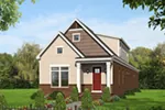 Tudor House Plan Front of Home - 141D-0161 - Shop House Plans and More