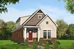 Saltbox House Plan Front Photo 01 - 141D-0161 - Shop House Plans and More