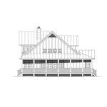 Craftsman House Plan Left Elevation - Howell Vista Rustic Home 141D-0163 - Shop House Plans and More