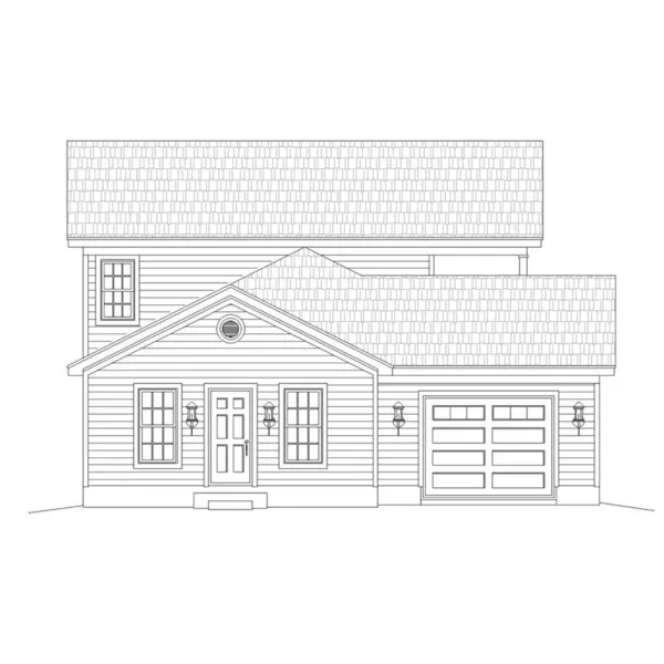 Front of Home - Dellma Traditional Home 141D-0165 - Shop House Plans and More