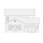 Front of Home - Dellma Traditional Home 141D-0165 - Shop House Plans and More