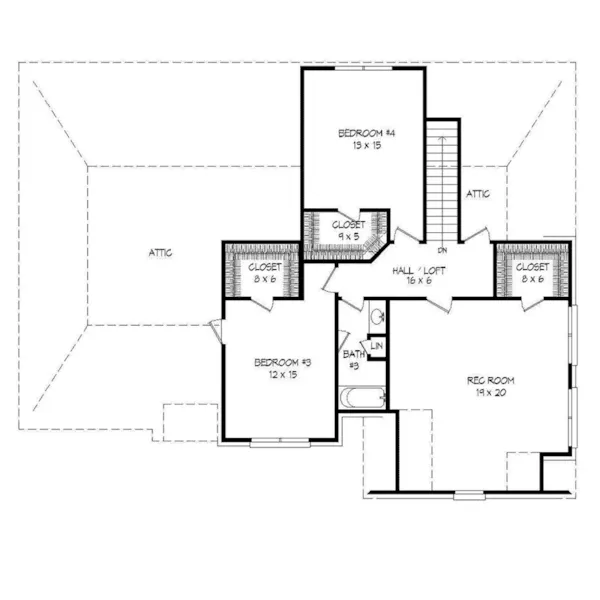 Luxury House Plan Second Floor - Adalynn European Home 141D-0168 - Shop House Plans and More