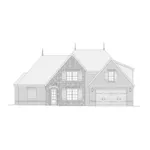 Craftsman House Plan Front of Home - Norwin European Home 141D-0173 - Shop House Plans and More