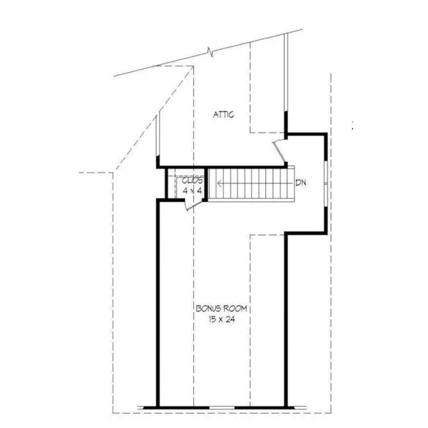 Traditional House Plan Second Floor - Ashby Lane Ranch Home 141D-0186 - Shop House Plans and More