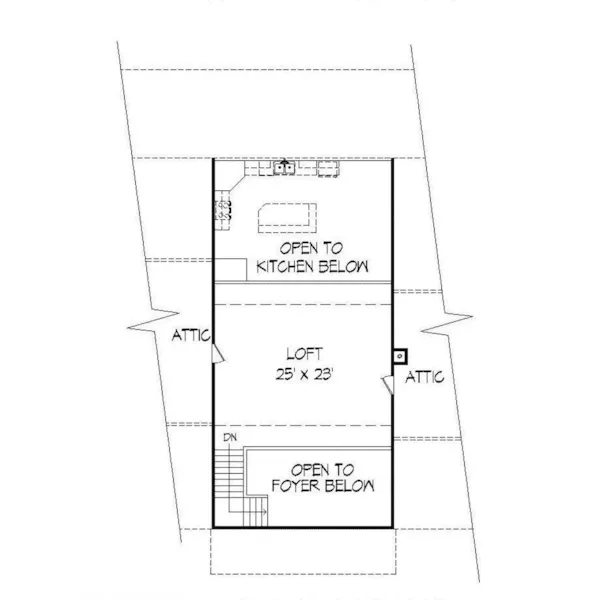 Ranch House Plan Second Floor - Hullary Ranch Home 141D-0198 - Shop House Plans and More