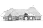 Ranch House Plan Front Elevation - Ivystone Shingle Home 141D-0199 - Search House Plans and More