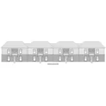 Rear Elevation - Vista Park Multi-Family Home 141D-0203 - Shop House Plans and More