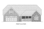 Early American House Plan Front Elevation - Horton Lane Ranch Home 141D-0215 - Shop House Plans and More