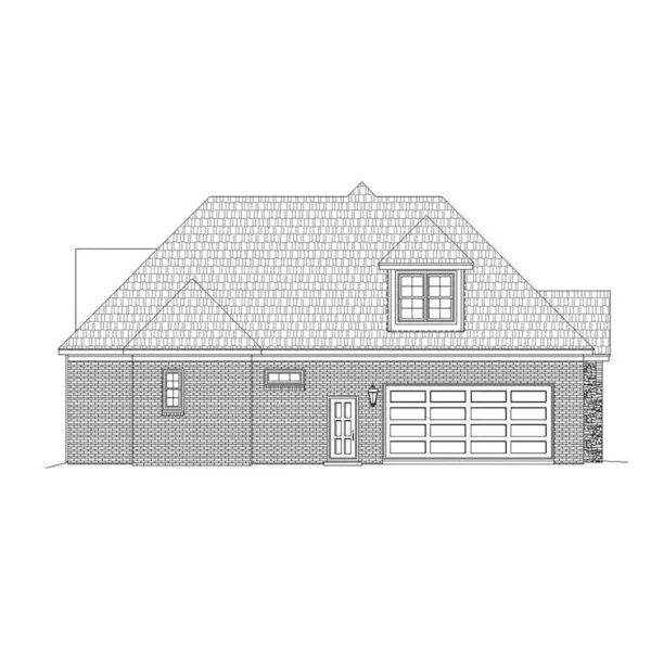 Craftsman House Plan Left Elevation - Danessa European Home 141D-0226 - Shop House Plans and More