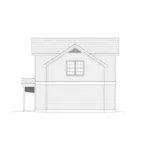 Saltbox House Plan Right Elevation - Grandfield Two-Story Home 141D-0229 - Shop House Plans and More