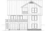 Waterfront House Plan Front Elevation - Peaceful Cove Lake House 141D-0233 - Shop House Plans and More