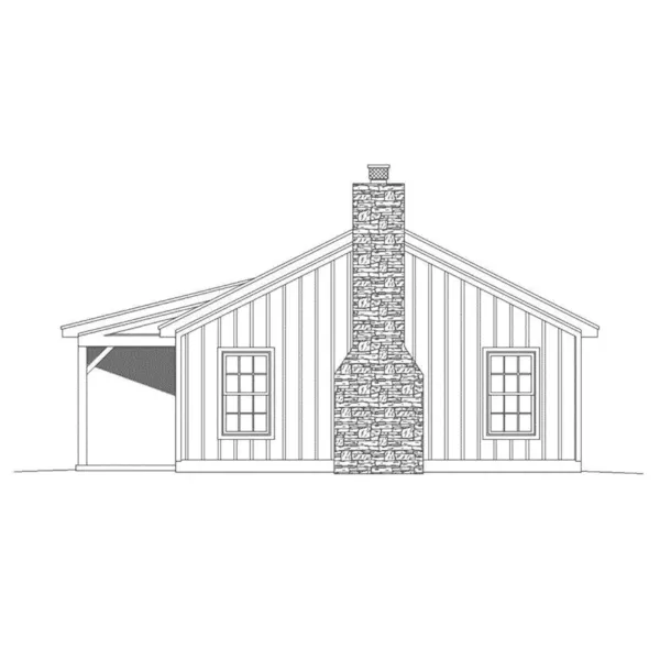 Country House Plan Right Elevation - Hadley Valley Country Home 141D-0241 - Shop House Plans and More