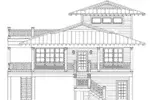 Southern House Plan Front Elevation - Dauphine Isle Beach Home 141D-0244 - Shop House Plans and More