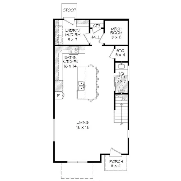 Vacation House Plan First Floor - 141D-0245 - Shop House Plans and More