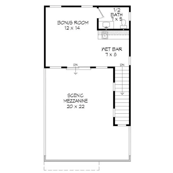 Vacation House Plan Third Floor - 141D-0245 - Shop House Plans and More