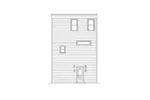 Vacation House Plan Rear Elevation - 141D-0245 - Shop House Plans and More