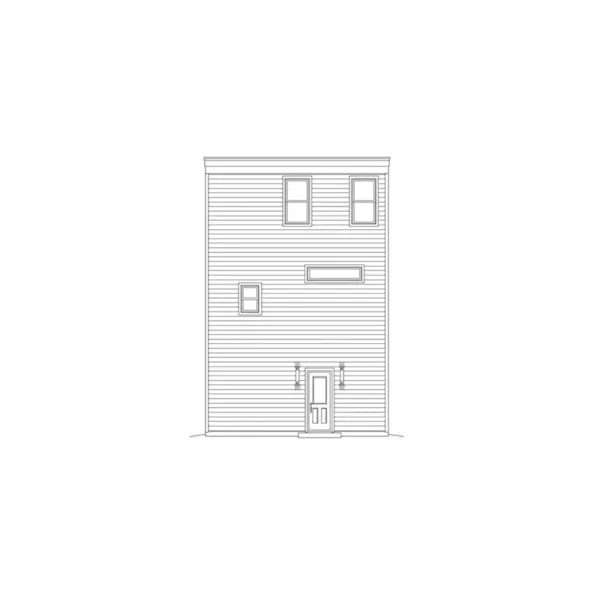 Vacation House Plan Rear Elevation - 141D-0245 - Shop House Plans and More