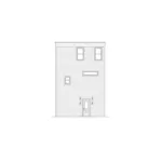 Vacation House Plan Rear Elevation - 141D-0245 - Shop House Plans and More