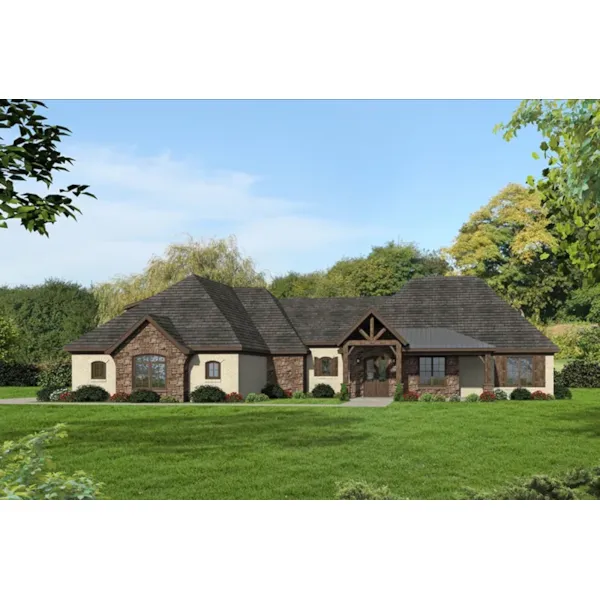 Bungalow House Plan Front of Home - Margot Manor Luxury Home 141D-0255 - Shop House Plans and More