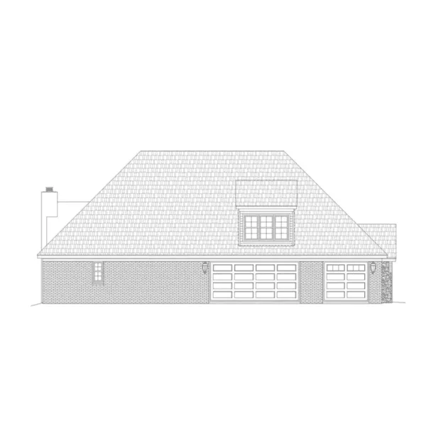 Bungalow House Plan Left Elevation - Margot Manor Luxury Home 141D-0255 - Shop House Plans and More