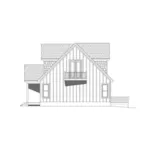 Prairie House Plan Right Elevation - Lakeside Bay Vacation Home 141D-0260 - Shop House Plans and More