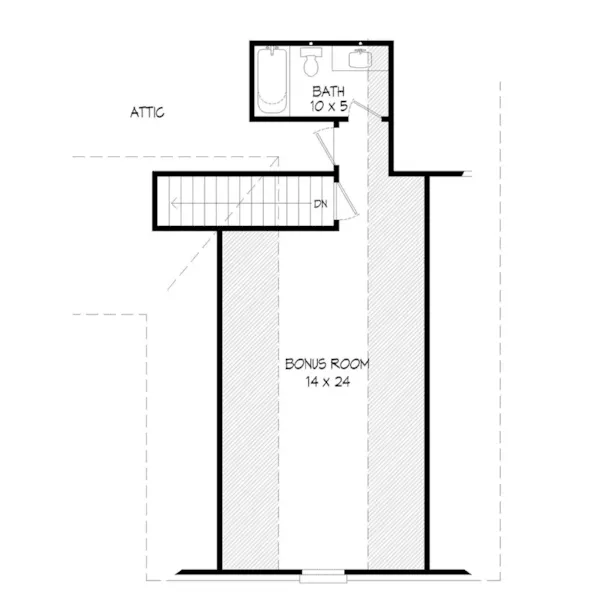 Country House Plan Second Floor - Springhill Acres Ranch Home 141D-0263 - Shop House Plans and More