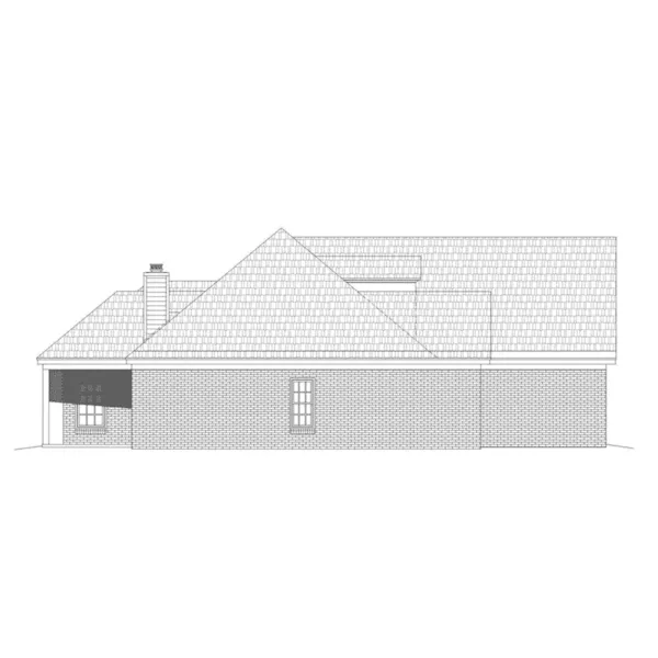 Country House Plan Left Elevation - Springhill Acres Ranch Home 141D-0263 - Shop House Plans and More