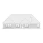 Country House Plan Rear Elevation - Springhill Acres Ranch Home 141D-0263 - Shop House Plans and More