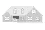 Ranch House Plan Front Elevation - Archer Hill Ranch Home 141D-0264 - Shop House Plans and More