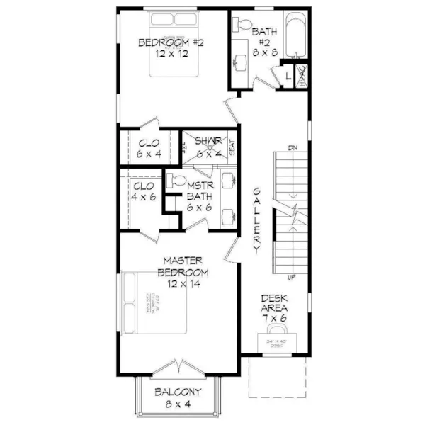 Waterfront House Plan Second Floor - 141D-0265 - Shop House Plans and More