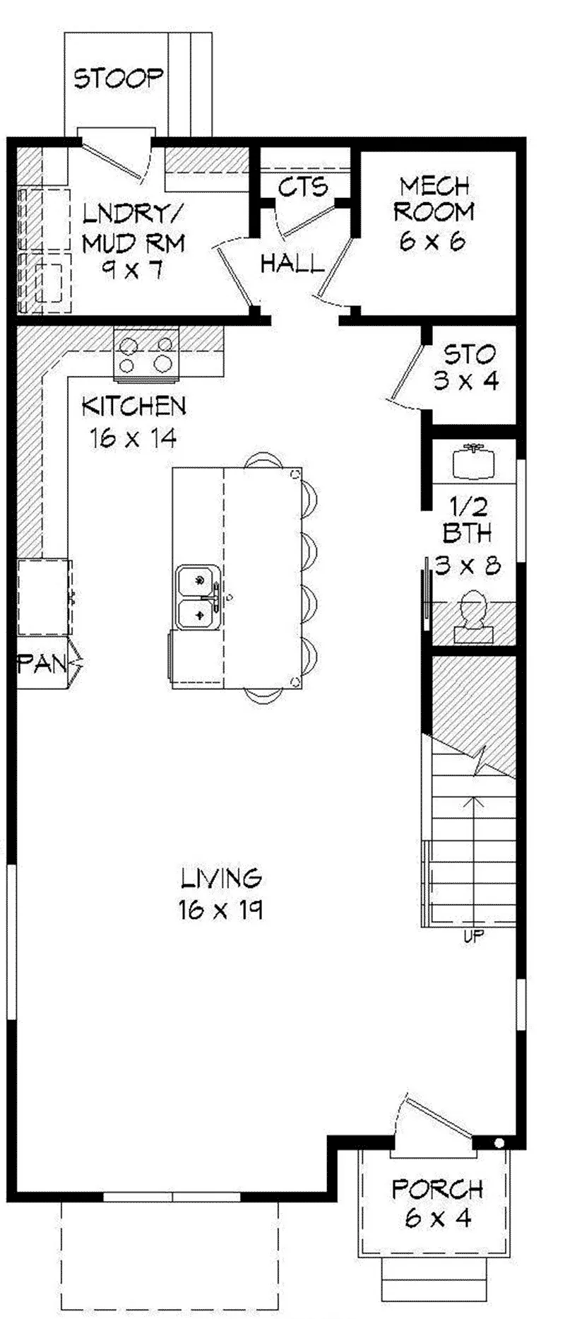 Beach & Coastal House Plan First Floor - 141D-0267 - Shop House Plans and More