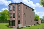 Contemporary House Plan Front of Home - 141D-0268 - Shop House Plans and More