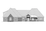 Bungalow House Plan Front Elevation - Anderson Lane Luxury Home 141D-0271 - Shop House Plans and More