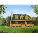 Cabin & Cottage House Plan Front of Home - Perch Pond Country Home 141D-0276 - Shop House Plans and More