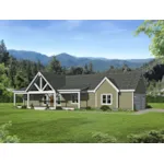 Arts & Crafts House Plan Front of Home - Park Valley Country Home 141D-0277 - Shop House Plans and More