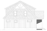 Mountain House Plan Left Elevation - 141D-0331 - Shop House Plans and More