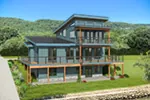 Mountain House Plan Rear Photo 01 - 141D-0348 - Shop House Plans and More