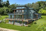 Waterfront House Plan Rear Photo 02 - 141D-0348 - Shop House Plans and More