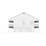 Acadian House Plan Left Elevation - 141D-0363 - Shop House Plans and More