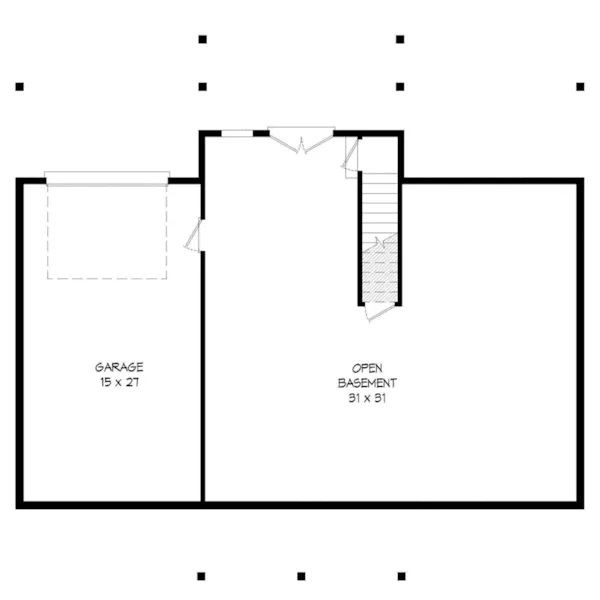 Lake House Plan Basement Floor - 141D-0392 - Shop House Plans and More